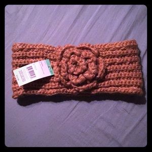 🆕 Knit Lurex Flower Headband